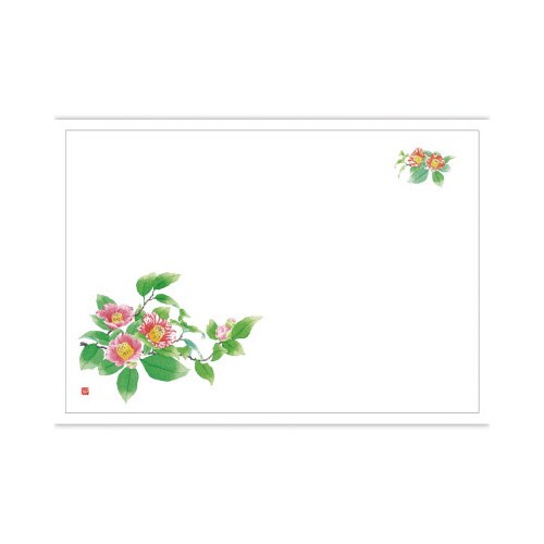 テーブルマット 尺3 つばき