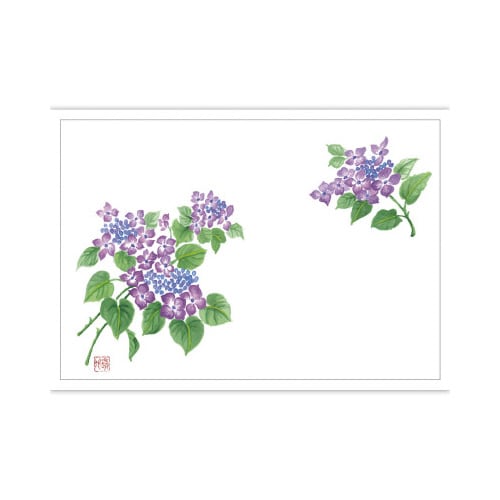 テーブルマット 尺3 額紫陽花