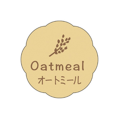 食品表示ラベル シール オートミール
