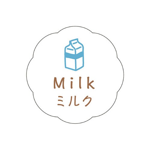 食品表示ラベル シール ミルク