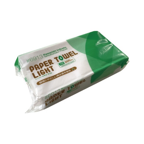 ペーパータオル 200枚 ライト 中判