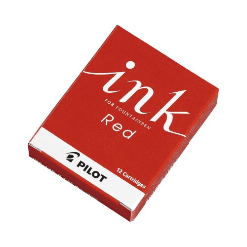 万年筆カートリッジインキ レッド