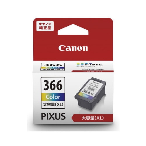 純正インクカートリッジ BC−366XL3色カラー