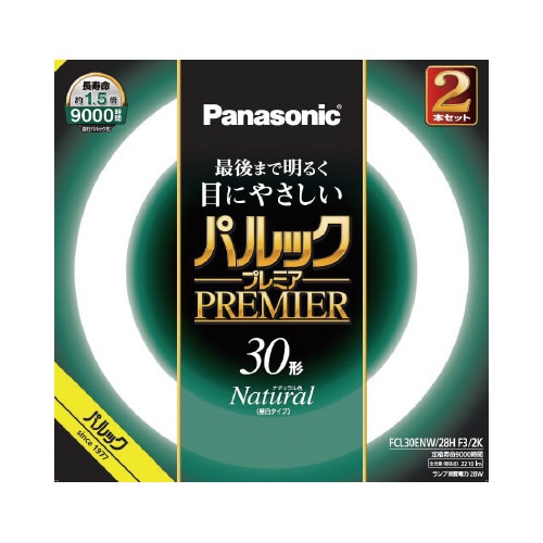 パルックプレミア丸形30形 昼白色 2本入X3