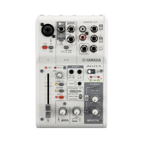 ミキシングコンソールAG03MK2ホワイト