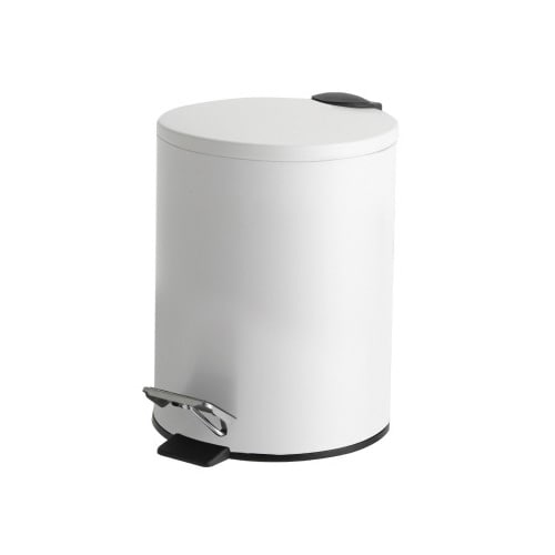 ペダルボックス(静音タイプ)ホワイト 5L