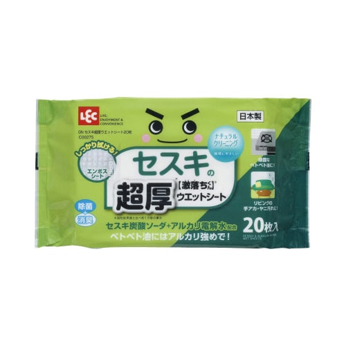 激落ちくん セスキ超厚ウエットシート 20枚×6