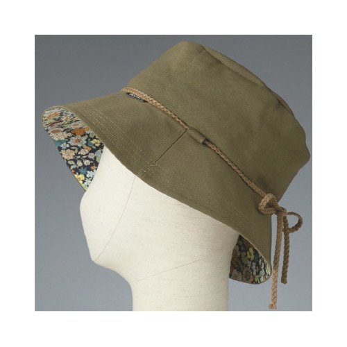 アボネット+JARI ハットフラワー モスグリーン