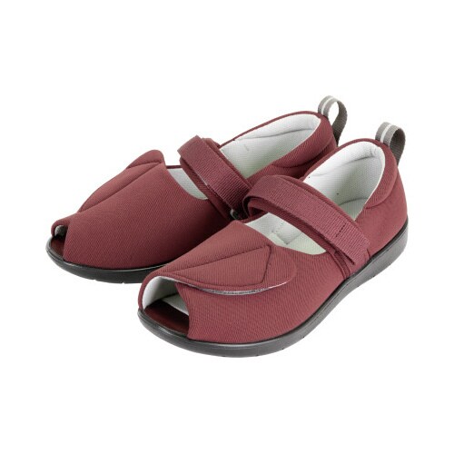 PH転びにくいシューズ つま先なし Sワイン1足入