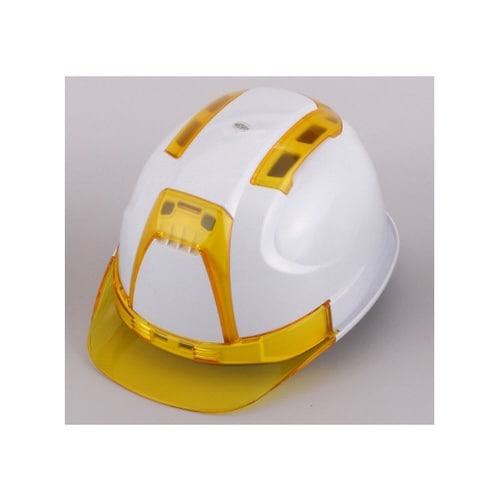 ヘルメット 白/黄 No.390F−OTYY