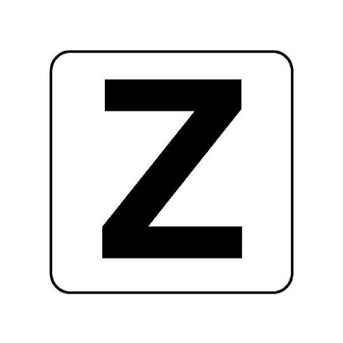 ステッカー Z 大 5枚 845−82Z