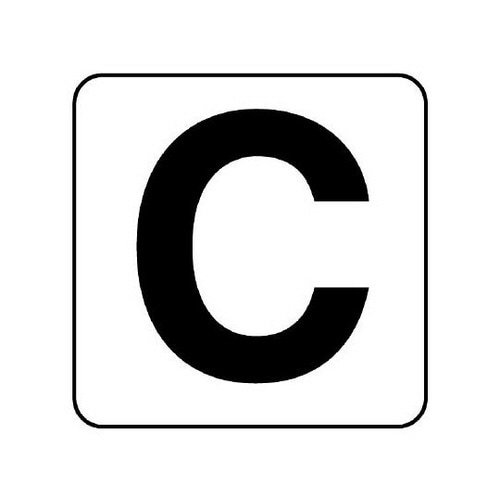 ステッカー C 大 5枚 845−82C