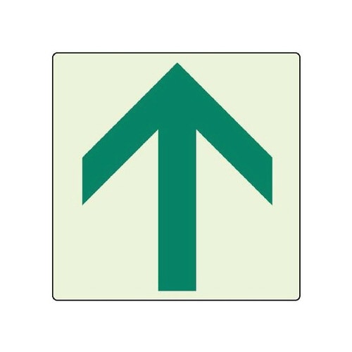 矢印ステッカー 蓄光 862−39