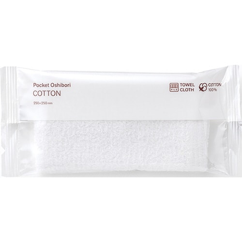 66963 ポケットオシボリ コットン