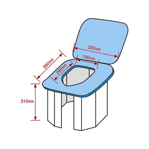 プラ段 インスタントトイレ 380244