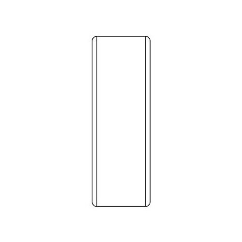 短冊型標識 (白)無地 811−35