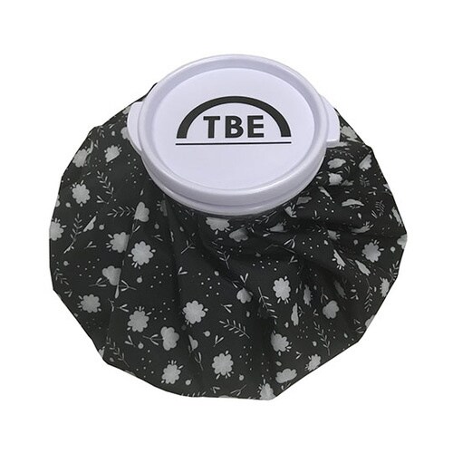 氷のう 10個 花柄 黒 T−IB−P2