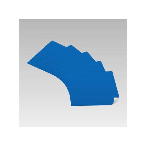 無地ステッカー 青 5枚 889−05