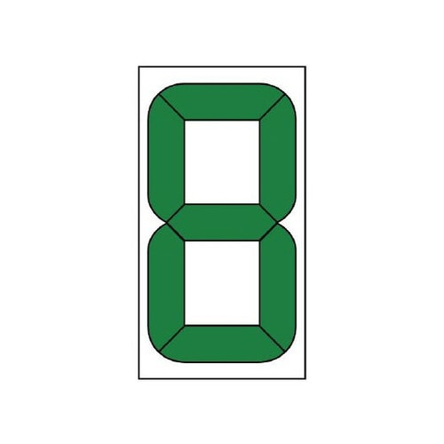 デジタル数字札 交換用 小 固定型 899−34