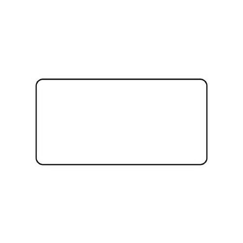 配管ステッカー 白無地 極小 AS−3−30SS