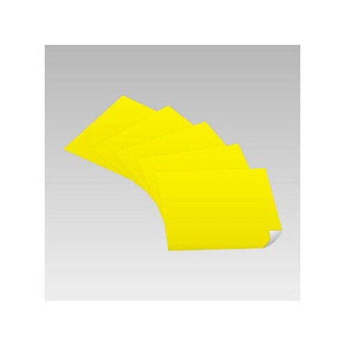 無地ステッカー 黄 5枚 889−02
