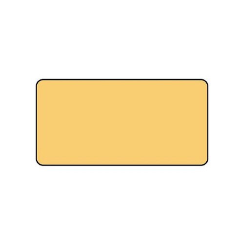 配管識別ステッカー 薄黄 無地 AS−4−30SS