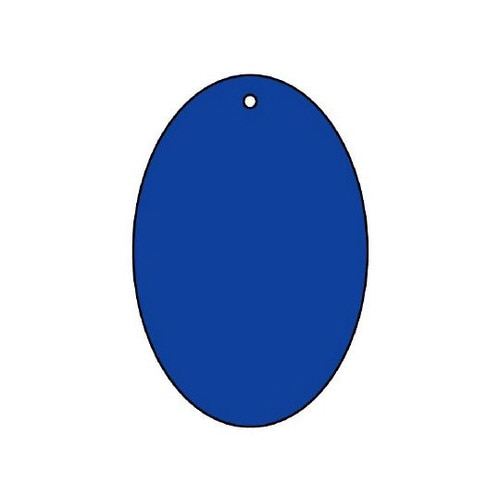 青無地板 楕円型 5枚1組 886−45