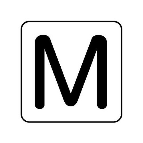 配管ステッカー M AS−25−13SS