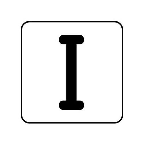 配管ステッカー I AS−25−9SS