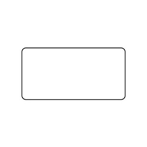 配管ステッカー 白無地 小 AS−3−30S