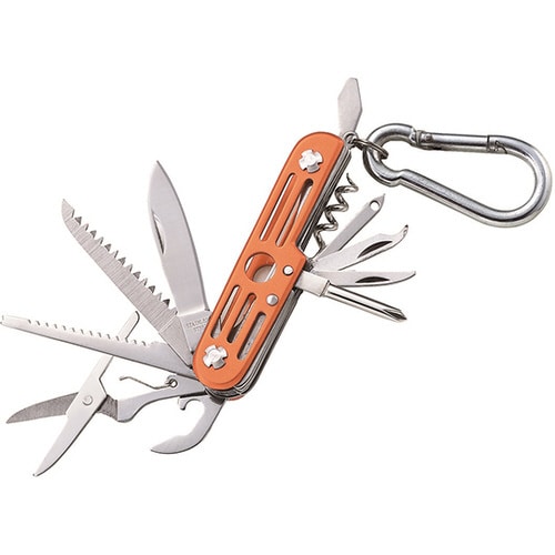 12徳ツール カラビナ付 橙 L−67