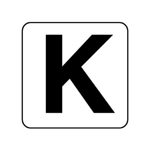 ステッカー K 大 5枚 845−82K