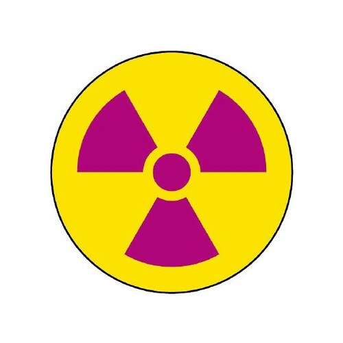 ステッカー 放射能マーク 817−76