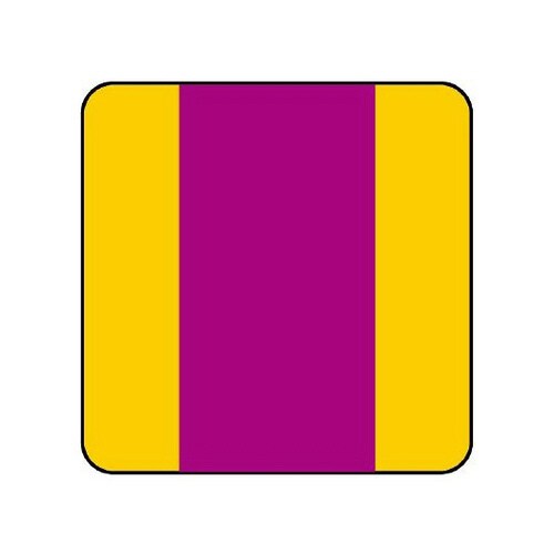 配管識別ステッカー 放射能 大 AS−21L