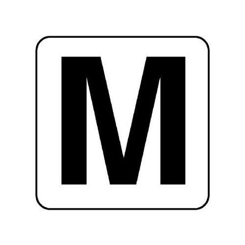 ステッカー M 大 5枚 845−82M