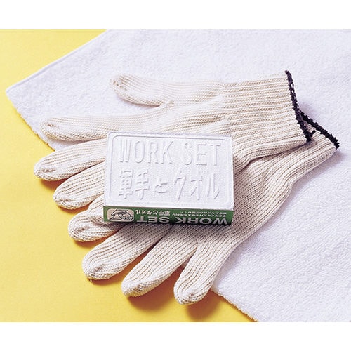 軍手とタオル圧縮セット 380042
