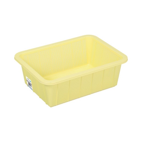 アシスト抗菌角ざる 深1型 イエロー