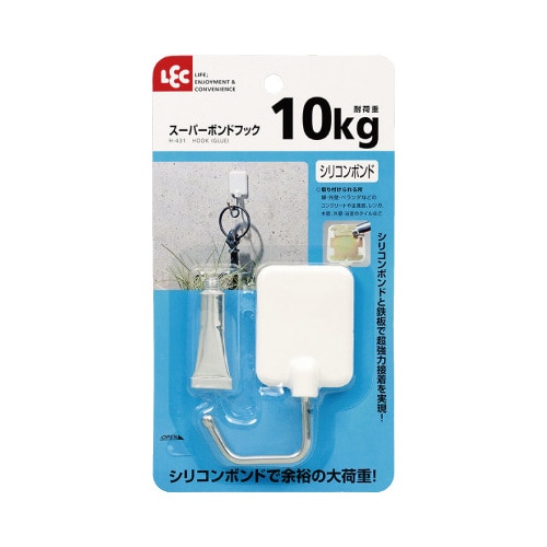 シリコンボンドツールフックワイド 耐荷重10kg