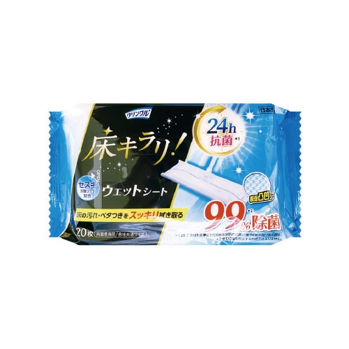 クリンクル床キラリフローリングウェットシート20枚