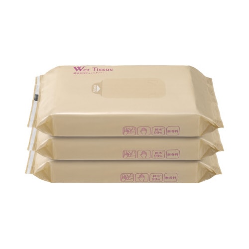 激落ちくん純水ウェットティシュレギュラー3個×4