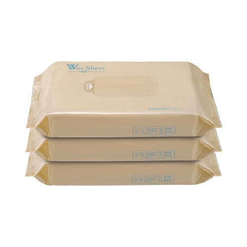 激落ちくん除菌ウェットシートレギュラー3個入×12