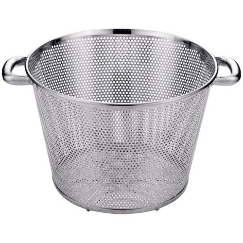 パンチング深型揚げざる パイプハンドル 42cm