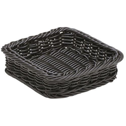 樹脂製太渕ディスプレイかご 正角 黒