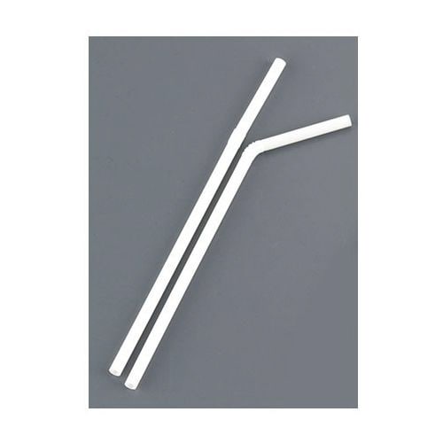 フレックスストロー 裸(500本) 白