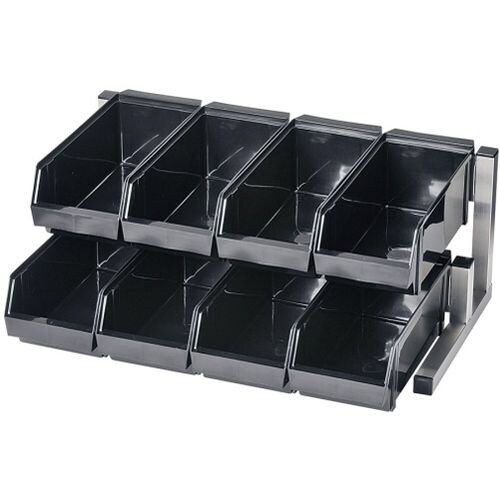 スマートオーガナイザー 2段4列 ブラック