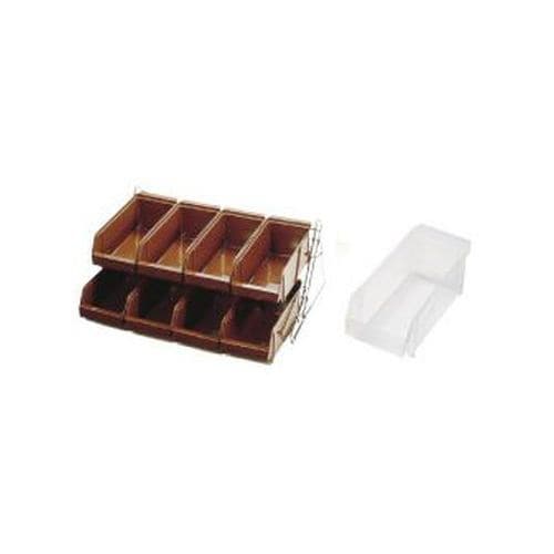 オーガナイザー 2段4列(8ヶ入)ホワイト