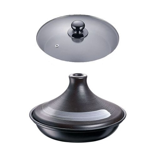 ブローディア IHタジン鍋 19cm 茶