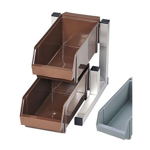 スマートオーガナイザー 2段1列 グレー