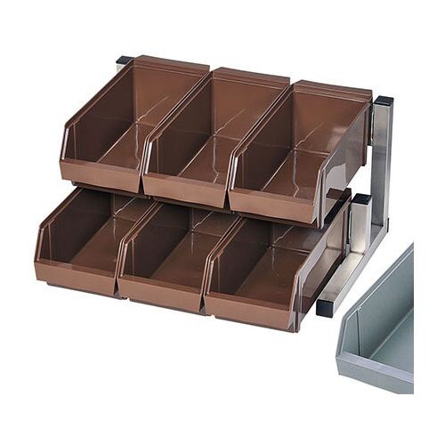 スマートオーガナイザー 2段3列 グレー