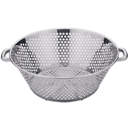 パンチング平底揚げざる パイプハンドル 65cm